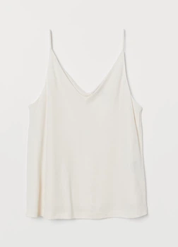 Майка H&M S Молочний 0749699_молочн.