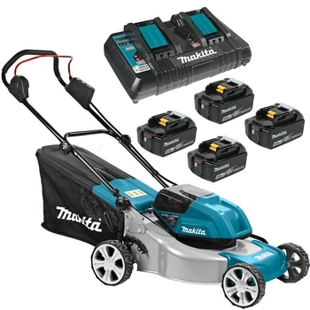 Газонокосилка аккумуляторная Makita DLM460 BEO1 (46 см, 20-75 мм, 60 л, BL, LXT)
