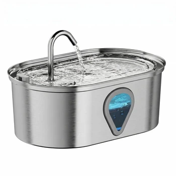 Сталевий питний фонтан для для домашніх тварин Els Pet WF-170 3,5L