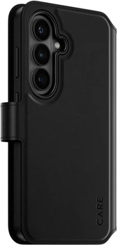 Etui z klapką CARE by PanzerGlass Tango 2w1 Wallet do Samsung Galaxy S26 Black (CR85966)