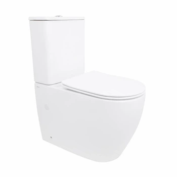Унитаз напольный Qtap Evia Ultra Quiet 630×350×795 мм с сиденьем Soft-close, White QTEVI27W49258