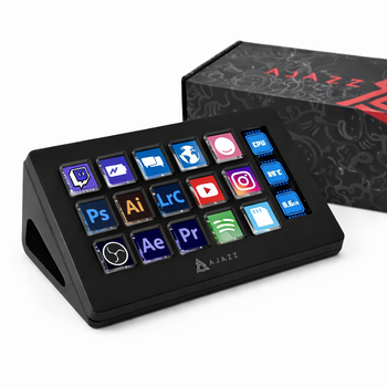 Контролер-клавіатура Ajazz AKP153: зручний Stream Deck для ПК (чорний)