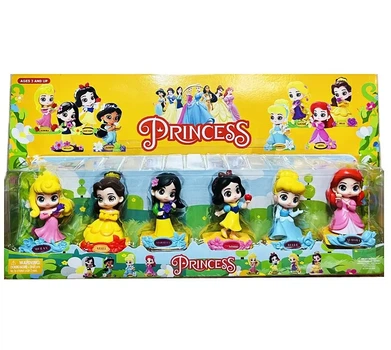 Набор куклы Princess Disney Принцесса Диснея, 6 штук, 9,5 см, 32006