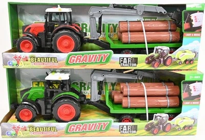 Трактор Gazelo з причепом із звуковими та світловими функціями G217596 (5900949494845)