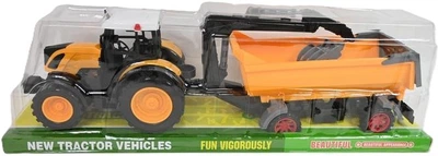 Traktor Cabo-Toys z przyczepą z chwytakiem 50744 (6991202150744)