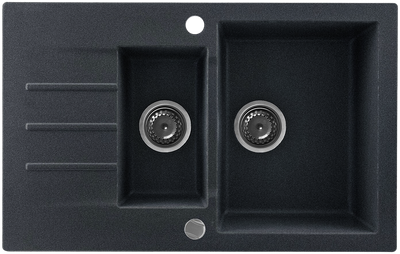 Zlew kuchenny Kernau KGS A 6079 1.5B1D Graphite