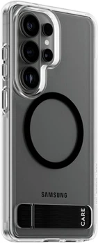 Etui CARE by PanzerGlass Black Kickstand & QI do Samsung Galaxy S26 Ultra Transparent (CR12202)