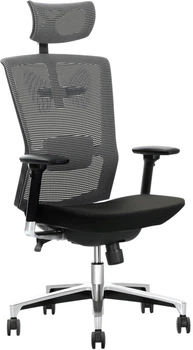 Fotel biurowy Halmar Ambasador Czarno-Popielaty (5905248115538)