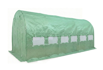 Пленка для теплицы 18м2 6х3х2 м LEOBRO LB-GC133-GRN армированная, трехслойная, зеленая