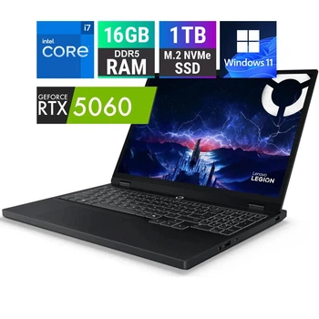 Игровой ноутбук 15.3" Lenovo Legion 5 15IRX10 - Intel Core i7-13650HX / 16GB / 1TB SSD / 144Hz FullHD / RTX 5060 8GB / Win 11