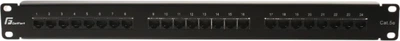Патч-панель GetFort 19″ 24-портовий кат. 5E UTP (PGF-5EUTP24-B5)