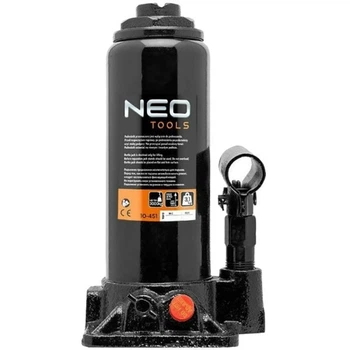 Домкрат гідравлічний пляшковий Neo Tools (3 т, 195-370 мм) (10-451)