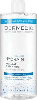 Мицеллярная вода Dermedic Hydrain с Hialuro H2O 500 мл (5901643174569)