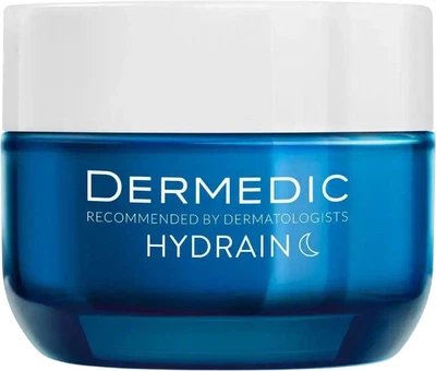 Нічний крем для обличчя Dermedic Hydrain 3 Hialuro Відновлюючий 50 мл (5901643176242)