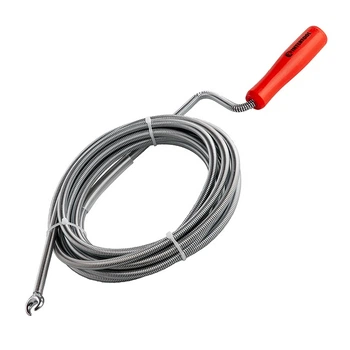 Трос для чищення труб 9мм*5м, пробивний накінечник INTERTOOL (HP-1006)