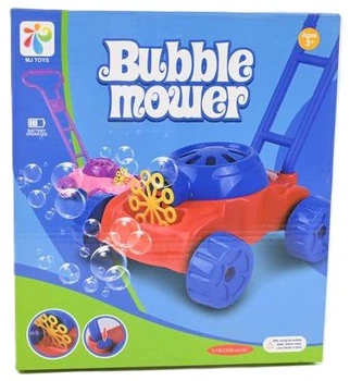 Іграшка для мильних бульбашок MJ Toys газонокосарка з рідиною Червоно-синя G210372 (5900949481586)