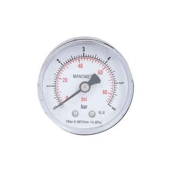 Манометр Thermo Alliance Standart 6 бар 1/4", задний подключение SD1716B