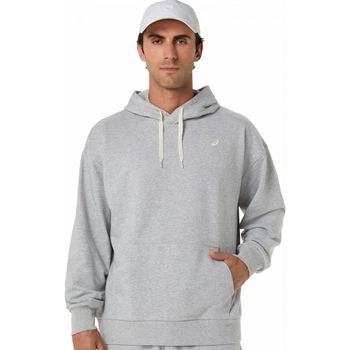 Худі FRENCH TERRY RELAXED PULLOVER HOODIE Asics 2031F449-020 M Сірий (4571633452987)