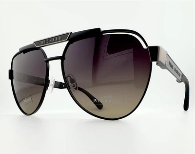 Чоловічі Сонцезахисні Окуляри Авіатори Thom RICHARD TR9526 Col.05-G4 Polarized з Полярнизацією, Коричневі Градієнт