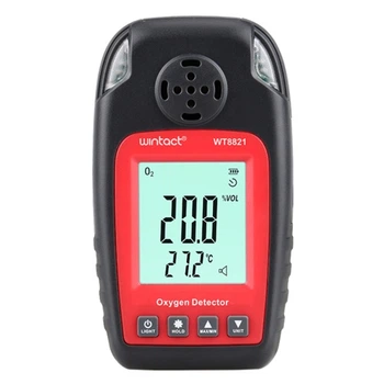 Монітор кислорода O2+термометр (0-25% VOL, 0-50 ° C) WINTACT WT8821