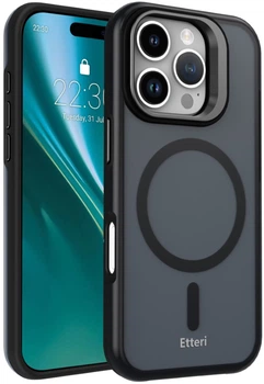 Etui Etteri Morning Fog do Apple iPhone 16 Pro Black (5907582341901)