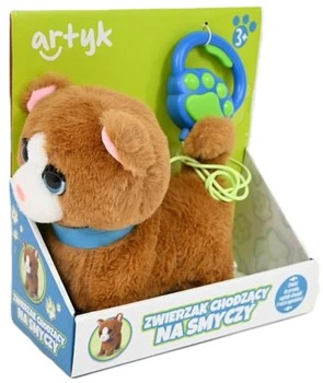 Кошеня Artyk ходяче на повідку Коричневе 18558 (5901811185588)