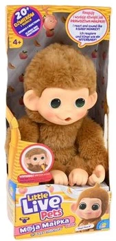 Interaktywny zwierzak Cobi Little Live Pets mini małpka Pepi Peach 26766 (5902251501167)