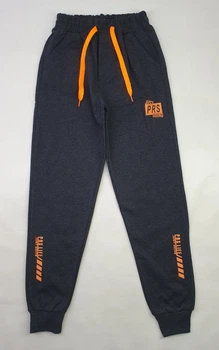 Спортивні штани Kids Wear 223-119 134см 140см(р) т.сірий з помаранчевим