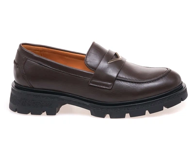 Лофери жіночі Anemone PY6258A-10G2/BROWN LEATHER 39 Коричневий