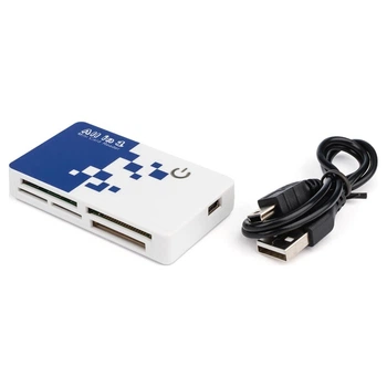 Картридер USB 2.0 Atcom TD2029 MS, SD, microSD/TF, M2 Black (AT10729)