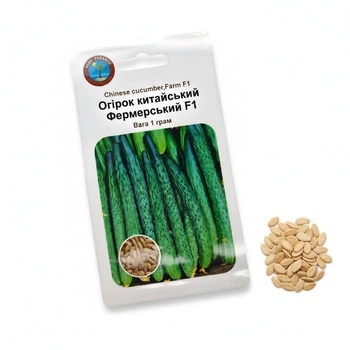 Огурец Китайский Фермерский F1 Agro Paradise, 1г, выносливый длинный гибрид для теплиц и свежих салатов