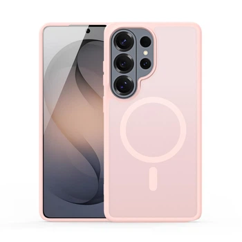 Чехол для Samsung Galaxy S26 Ultra Dux Ducis Yind Mag Матовый с Magsafe Pink