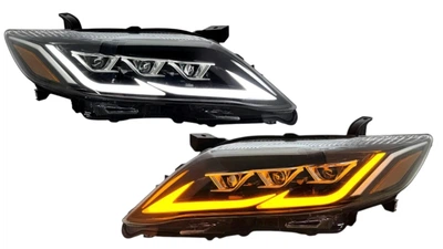 Передние альтернативная тюнинг оптика фары LED на Toyota Camry V40 Full LED 09-11 комплект Тойота Камри L3750