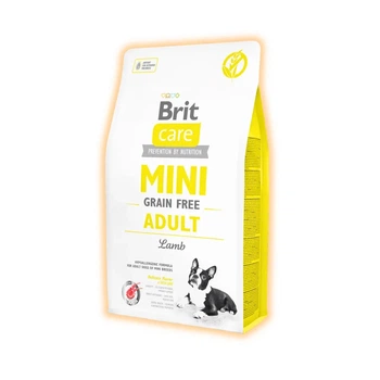 Сухой беззерновой корм Brit Care с ягненком для взрослых собак миниатюрных пород, 2 кг