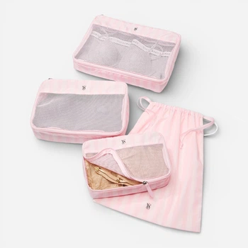 Набор косметичек женских 3 шт Victoria's Secret 531318957 Розовый (1159856022)
