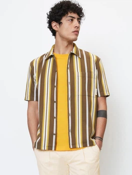 Рубашка повседневная Marc O’Polo 7133643 Коричневый XXL PE5061