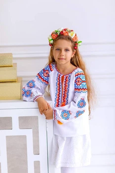 Вишиванка для дівчинки Trend Гуцулянка 110 Білий (SOLD2220)