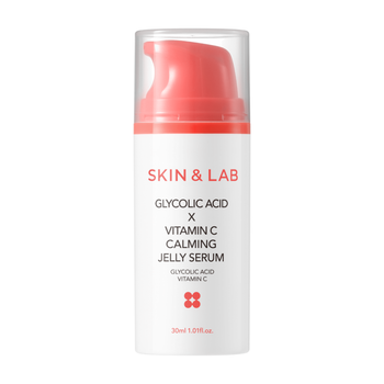 Успокаивающая гелевая сыворотка с гликолевой кислотой и витамином C SKIN&LAB Glycolic Acid Vitamin C Calming Jelly Serum 30 мл