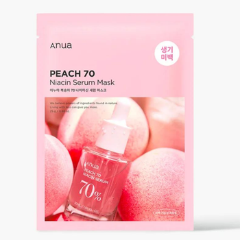 Тканевая маска с персиком для сияния кожи ANUA Peach 70% Niacin Serum Mask шт