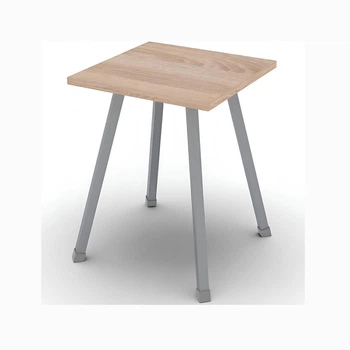 Табурет кухонный Ferrum-decor 430x320x320 Серый металл ДСП Дуб Сонома 16 мм (FRD-104646)