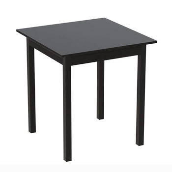 Стіл кухонний Ferrum-decor Агата 75x70x70 Чорний ДСП Сосна Кембра 16мм (FRD-105674)