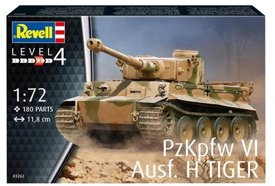 Збірна модель Revell 1:72 PzKpfw VI Tiger Ausf. H REV-03262 (4009803032627)