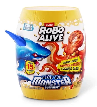 Інтерактивний ігровий набір ROBO ALIVE S1 – ГЛИБОКОВОДНИЙ СЮРПРИЗ. ВЕЛИКА БІЛА АКУЛА
