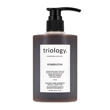 Бессульфатный шампунь для всех типов волос с комбучей Kombucha Triology. 500мл