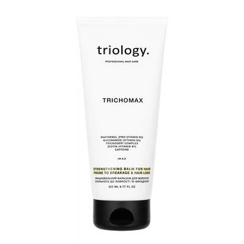 Укрепляющий бальзам для волос склонных к ломкости и выпадению Trichomax Triology. 200мл