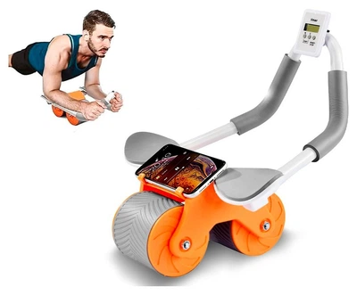 Ролик для пресу EasyFit зі зворотним механізмом та лічильником (EFIT_EF-1357)