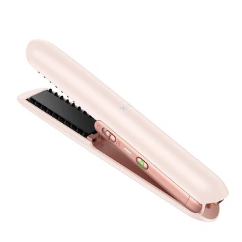 Выпрямитель Hoco беспроводной утюжок для волос 4000 mAh компактный с дисплеем (HP46)