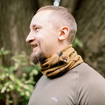 Пов'язка флісова Tribe Neck Warmer з затяжкою T-KF-0020 OS, coyote (203198) T-KF-0020-coyote
