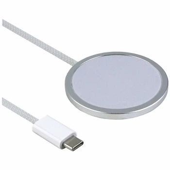 Бездротовий зарядний пристрій MagSafe 25W Type-C білий нейлон для iPhone 12-17
