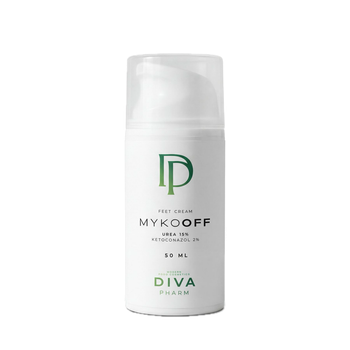 Крем противогрибковый, с мочевиной 15% MykoOFF (DivaPharm) 50 мл.